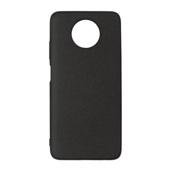 Чехол Wellcase(Kanvas jeans PU Hard для Xiaomi Redmi Note 9T (черный))