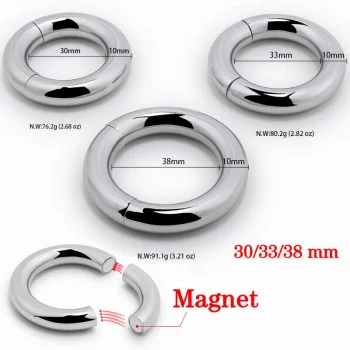 Stainless Steel Cock Rings Penis Ball Stretcher Weights Delay Ejaculation Scrotum Restraint Testicular Chastity Device for Men
