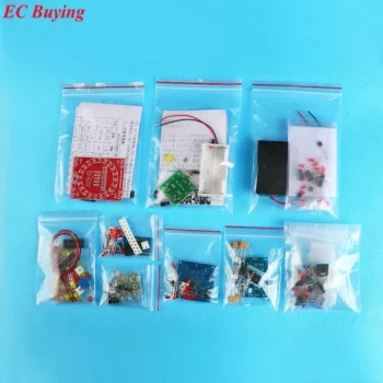 heap Integrated Circuits Electronic DIY Kit SMD SMT Components Welding Practice Board Soldering Skill Training Beginner Electronic Kit fo...