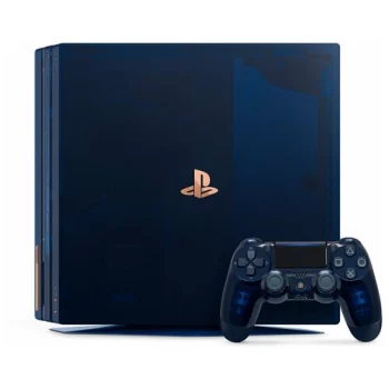 Игровая приставка Sony PlayStation 4 Pro 2 ТБ 500 Million Limited Edition, синий,